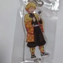 鬼滅の刃 道とん堀 繋がるアクリルキーホルダー  我妻善逸