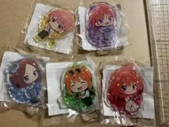「五等分の花嫁∽」オトナBirthdayくじ　ミニアクリルスタンド　5人セット