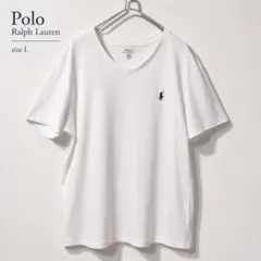 美品✨　POLO RALPH LAUREN 半袖Tシャツ　ホワイト　L　定番のサムネイル