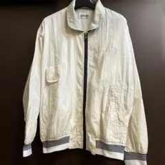 ホワイト ジッパー付きジャケット（ソフト）