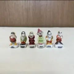フェーブ フランス Disney ディズニー ７人の小人 6点セットのサムネイル
