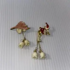 ブローチ2個セット