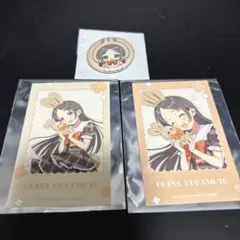 学マス GIGO ミニフォトカード ミニ缶バッジ セット 倉本千奈