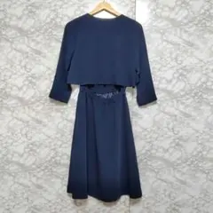 アーバンリサーチ ロッソ バックフリルセットアップ風ワンピース 長袖