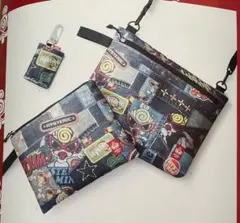 ヒスミニ　サコッシュ・クラッチ風ポーチ・マルチコインケース3点セット　新品未使用のサムネイル