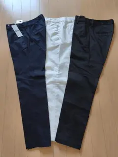 GU スラックスアンクルパンツ 3点セット