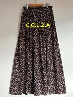 【C.O.L.Z.A. 】コルザ　花柄　ロングスカート　フレアスカート