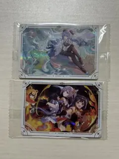 原神　シールウエハース　甘雨　香菱　刻晴