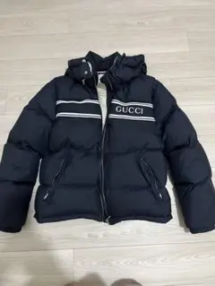 美品！GUCCI グッチ　ダウンベスト　フード付き　38 ブラック 2025年最新】グッチ ダウンベストの人気アイテム - メルカリ