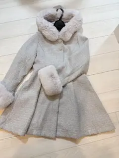 snidelグレーコート◇フォックスファー スナイデル 大人 ガーリー 