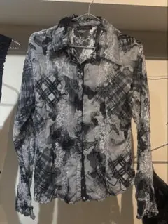 INSCRIRE 24SS レース刺繍 シアーシャツ 36 白 定価14.1万 - メルカリ