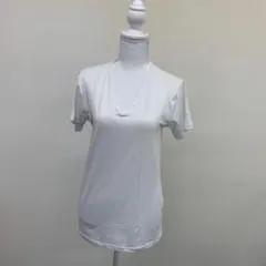 【b0007】ファイテン バレーボール VネックTシャツ 白 M メッシュ 速乾のサムネイル