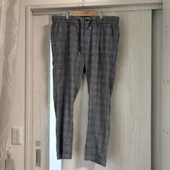 BEAMS HEART チェック柄 ワイドパンツ