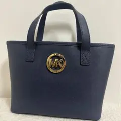 MICHEAL KORS ネイビー ミニトートバッグ
