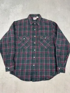 プレンティス アメリカ製 チェック柄ネルシャツ フランネルシャツ ビンテージ