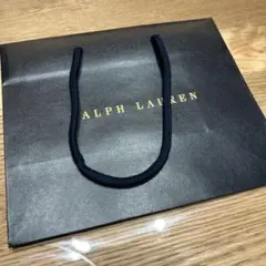 Ralph Lauren ショップ袋 黒 小型