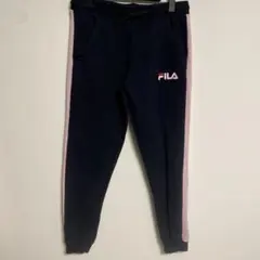 FILA ジョガーパンツ スウェットパンツ ネイビー/ピンク XXL
