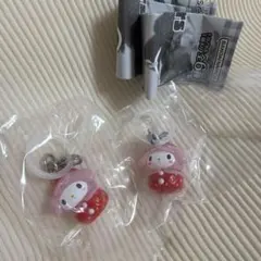 サンリオキャラクターズ　 いちごめじるしアクセサリー　 マイメロディ2個セット