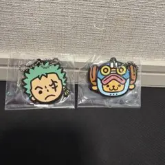 ワンピース ラバーキーホルダー エッグヘッド 麦わらの一味ゾロ　チョッパー