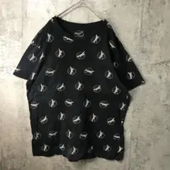 B1269古着　Tシャツ 黒　90s Y2K