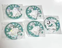 ハンターハンター ヒソカ オールスター缶バッジ 5点