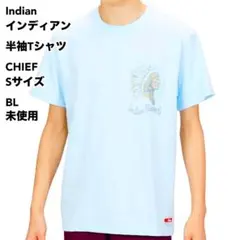 Indian インディアン 半袖Tシャツ CHIEF Sサイズ BL 未使用のサムネイル