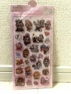 モンスター　立体シール　ドロップシール　ぷっくりシール　ラブブ