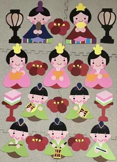 ひなまつり⭐︎壁面飾り⭐︎おひなさま　11