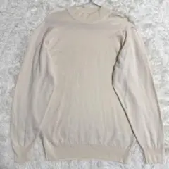 JOHN SMEDLEY メリノウール モックネックニット Mサイズ アイボリー