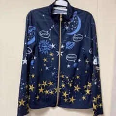 CASTELBAJAC 星座柄 ジップアップブルゾン ネイビー　Lサイズのサムネイル