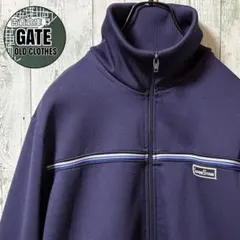 【※希少】ミズノ MIZUNO★刺繍ロゴ スリーライン トラックジャケット L