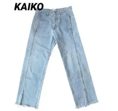 KAIKO BUG DENIM PANT FULL WASHスリット カットオフのサムネイル