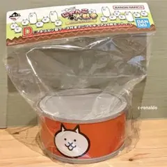 Ｄ賞 ネコカン型ケース ミニ フィギュア にゃんこ大戦争 一番くじ ネコ缶 ねこ