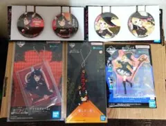 一番くじ　ホロライブ　大神ミオ　チャーム　缶バッジ　角巻わため　アクリルスタンド