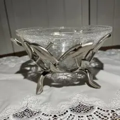 ガラス ボウル 花器 メタル リーブス ボウル ホルダー 【新品箱入】