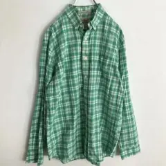 L.L.Bean エルエルビーン　ボタンダウン　長袖チェックシャツ　人気配色