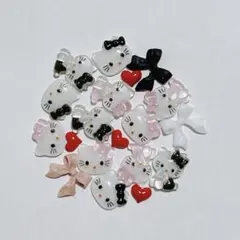 キティ ネイルパーツ 12個＋おまけ　⑦