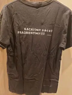 sacai fragment design コラボナンバリングTシャツ ホワイト - メルカリ