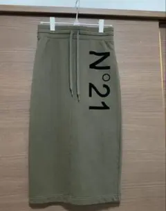 N°21 ロゴスウェットスカート　新品のサムネイル