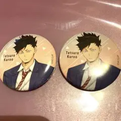 ハイキュー お天気版 缶バッジ 黒尾鉄朗 フルカラー