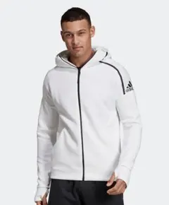 ㉕アディダス  Z.N.E  ジャージ パーカー 白 sizeXO 新品