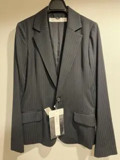 美品 レディース パンツスーツ ストライプ柄 ジャケット9号 パンツ11号