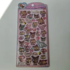 サンリオ　うるちゅるポップシール　キティ　シナモロール　クロミ