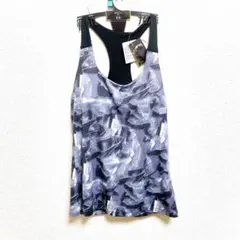 新品 LL 固定カップ付き スポーツタンクトップ ヨガ