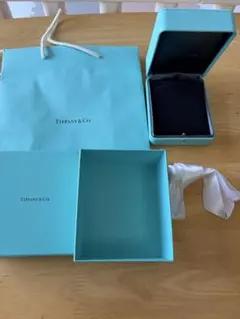 【美品】ティファニー　ネックレス　ケース　BOX　ボックス　 空箱　ショッパー