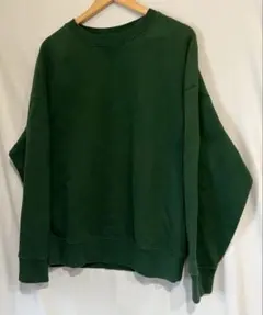 GAP クルーネック スウェット グリーン Lサイズ