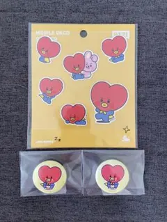 ☆BT21☆ ☆TATA ☆ステッカー バッジセット 新品！