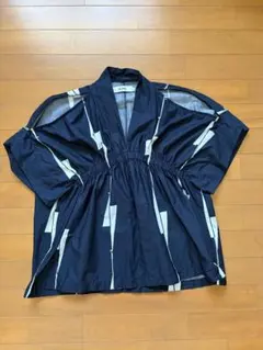 KLOKE チュニック ネイビー 稲妻柄のサムネイル