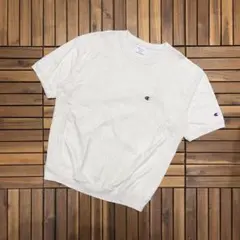 美品 Champion チャンピオン スウェット 半袖 プルオーバー ロゴ刺繍