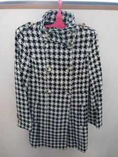 ◆千鳥格子柄コート◆11号◆未使用